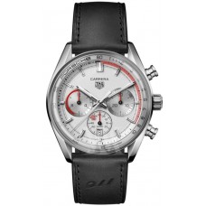 Tag Heuer Carrera Chronosprint X Porsche Special Edition Grey Dial Leather Strap Men's Replica Watch CBS2011.FC6529