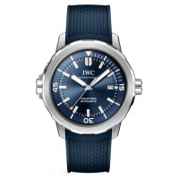 IWC Aquatimer Automatic Blue Dial Rubber Strap Men's Replica Watch IW328801