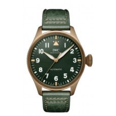 IWC Pilot's Big Pilot Spitfire Green Dial Leather Strap Men's Replica Watch IW329702