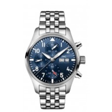 IWC Pilot's Chronograph Blue Dial Steel Men's Replica Watch IW388102