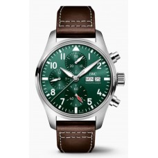 IWC Pilot's Green Dial Steel Men's Replica Watch IW388103