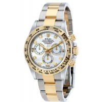 Rolex Cosmograph Daytona Cosmograph White Mother Of Pearl Diamond Dial Men's Replica Watch M116503-0007