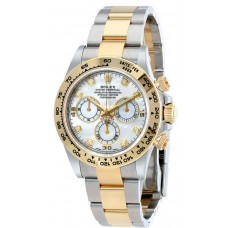 Rolex Cosmograph Daytona Cosmograph White Mother Of Pearl Diamond Dial Men's Replica Watch M116503-0007