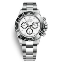 Rolex Cosmograph Daytona Stainless Steel White Dial Men's Replica Watch M126500LN-0001