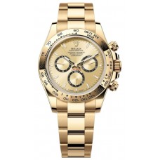 Rolex Cosmograph Daytona Yellow Gold Golden Dial Men's Replica Watch M126508-0005