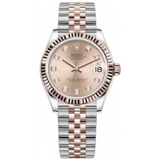 Rolex Datejust 31 Rose Diamond Dial Women's Replica Watch M278271-0024