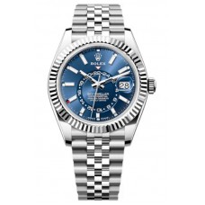 Rolex Sky-Dweller White Rolesor Blue Dial Jubilee Men's Replica Watch M336934-0006