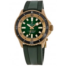Breitling Superocean Automatic 42 Green Dial Rubber Strap Men's Replica Watch N17375201L1S1