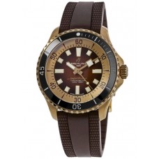 Breitling Superocean Automatic 44 Brown Dial Rubber Strap Men's Replica Watch N17376201Q1S1