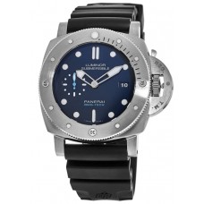 Panerai Submersible 47MM BMG-TECH Blue Dial Titanium  Men's Replica Watch PAM00692