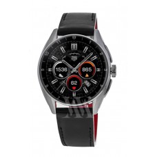 Tag Heuer Connected Calibre E4 - 42mm Black Dial Leather Strap Men's Replica Watch SBR8010.BC6608