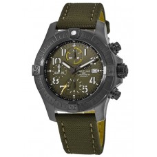 Breitling Avenger Chronograph 45 Night Mission Black Titanium Green Dial Men's Replica Watch V13317101L1X1