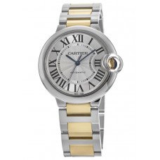Cartier Ballon Bleu de Cartier Silver Dial Two-Toned Steel Women's Replica Watch W2BB0030