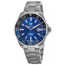 Tag Heuer Aquaracer 300M Automatic GMT Blue Dial Steel Men's Replica Watch WAY201T.BA0927