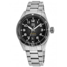 Tag Heuer Autavia Calibre 5 Chronometer Black Dial Steel Men's Replica Watch WBE5114.EB0173