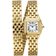 Cartier Panthere de Cartier Small Silver Dial Yellow Gold Women's Replica Watch WGPN0013