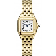 Cartier Panthere de Cartier Small Yellow Gold Silver Dial Women's Replica Watch WGPN0038