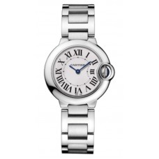 Cartier Ballon Bleu 28mm Silver Opaline Dial Women's Replica Watch WSBB0067