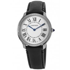 Cartier Ronde Must De Cartier Custom Diamond Bezel Women's Replica Watch WSRN0031-CD