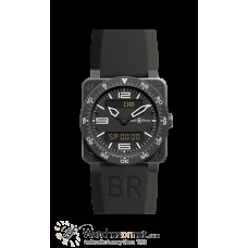 Bell & Ross Aviation Black Dial Black PVD Men's Watch BR0392-AVIA-CA replica