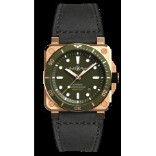 Bell & Ross Instruments Olive Green Dial Automatic Men's Limited Edition Watch BR0392-D-G-BR/SCA replica