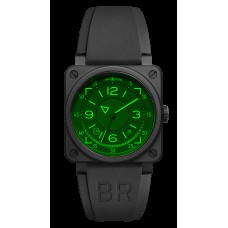 Bell & Ross Instruments Aviation BR 03-92 HUD Automatic Black Dial Limited Edition Men's Watch BR0392-HUD-CE/SRB replica