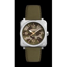 Bell & Ross BR S Green Camo Diamonds BRS-CK-ST-LGD/SCA Watch replica