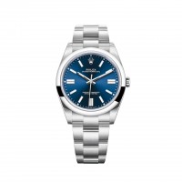 Rolex Oyster Perpetual 41 Bright Blue Dial Oyster Bracelet m124300-0003 replica