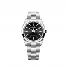 Rolex Oyster Perpetual 36 Bright Black Dial Oyster Bracelet m126000-0002 replica