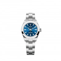 Rolex Oyster Perpetual 28 bright blue dial m276200-0003 replica