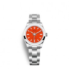 Rolex Oyster Perpetual 31 coral red dial m277200-0008 replica