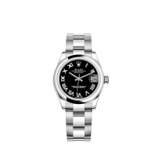 Rolex Datejust 31 Oystersteel bright black dial m278240-0001 replica