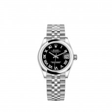 Rolex Datejust 31 Oystersteel bright black dial m278240-0002 replica