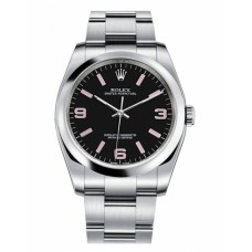 Rolex Oyster Perpetual No Date Stainless Steel Black dial 116000 BKAIO Replica