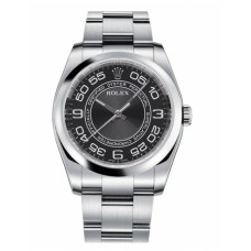 Rolex Oyster Perpetual No Date Stainless Steel Black dial 116000 BKWAO Replica