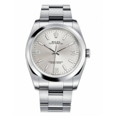 Rolex Oyster Perpetual No Date Stainless Steel Silver dial 116000 SAIO Replica