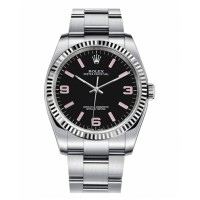Rolex Oyster Perpetual No Date Stainless Steel Black dial 116034 BKAPIO Replica