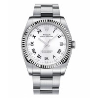 Rolex Oyster Perpetual No Date Stainless Steel White dial 116034 WDO Replica