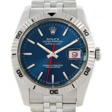 Rolex Datejust Turn-O-Graph Stainless Steel Blue Dial 116264 Replica
