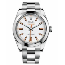 Rolex Milgauss Stainless Steel White dial 116400 WO Replica