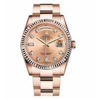 Rolex Day Date Pink Gold Pink champagne dial 118235 CHDO Replica