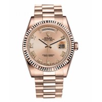 Rolex Day Date Pink Gold Champagne dial 118235 CHRP Replica