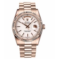 Rolex Day Date Pink Gold White dial 118235 WSP Replica