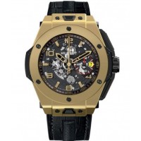 Hublot Big Bang Ferrari Skeleton Dial 18K Yellow Gold Automatic Men's Watch 401.MX.0123.VR Copy Replica