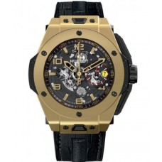 Hublot Big Bang Ferrari Skeleton Dial 18K Yellow Gold Automatic Men's Watch 401.MX.0123.VR Copy Replica