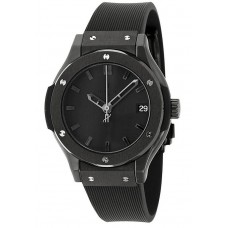 Hublot Classic Fusion Black Dial Black Ceramic Unisex Watch 581.CM.1110.RX Copy Replica
