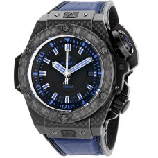 Hublot King Power Oceanographic Black Dial Blue Rubber Men's Watch 731.QX.1190.GR.ABB12 Copy Replica