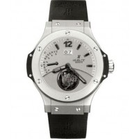 Hublot Big Bang Tourbillion Silver Dial Platinum Men's Watch HB302TI450RX Copy Replica