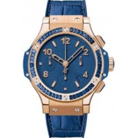 Hublot Big Bang Tutti Frutti Blue Dial Chronograph Men's Watch 341.PL.5190.LR.1901 Copy Replica