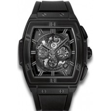 Hublot Spirit of Big Bang All Black Skeleton Dial Ceramic Men's Watch 601.CI.0110.RX Copy Replica